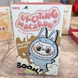 Exciting Macaron Vinyl Face Toy by The Monsters - Blue